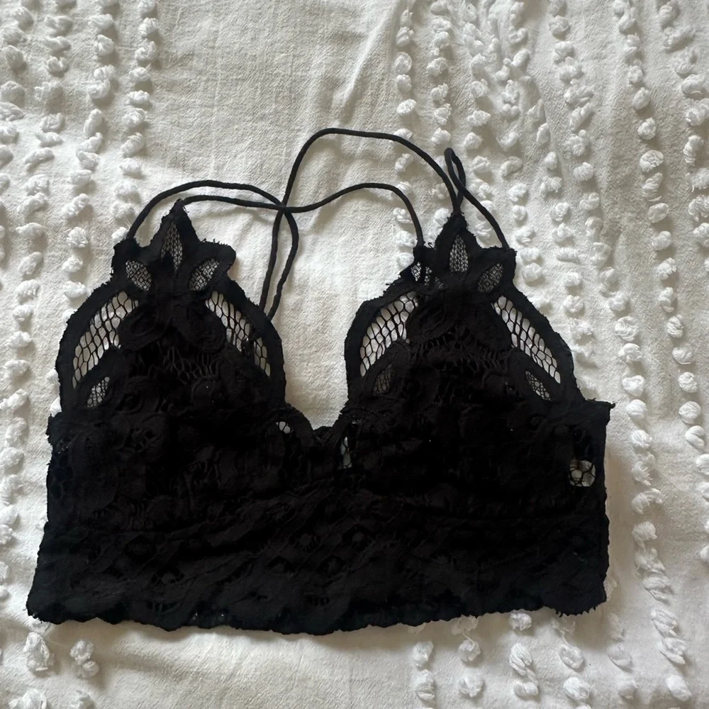 Free people Black Lace Bralette - Picture 3 of 6